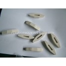 Rein Stop. Equestrian, Off-White rubber, four  pair 8x pieces, ex wyvern