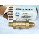 Pressure relief valve. Mueller AQ15504 1/2" MPT x 5/8 FL  200 Psi release