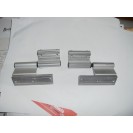 243436 Schuco aluminium window hinge   pairs right hand  neutral base.