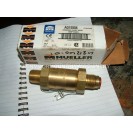 Pressure relief valve. Mueller AQ15504 1/2" MPT x 5/8 FL  200 Psi release