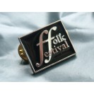 Folk Festival  enamel pin badge. X 2