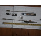 Flush door bolt , 12" standard bar ,flush fitting  chromium pair.
