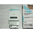 Hour  Meter Single Phase Modular Devices - Hager EC100   230volt