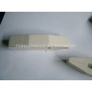Rein Stop. Equestrian, Off-White rubber, four  pair 8x pieces, ex wyvern