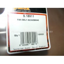 B238 vee belt Sparex S.18911  FAN BELT- / B6045 li 17 x 6045 vee belt drive belt