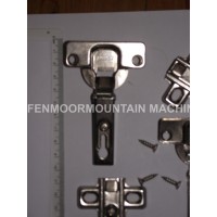 4 Pair (8) Concealed 90 deg sprung hinge 35mm nickel plated Cabinet hinge 796089