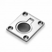Stainless steel ring pull - C quip 10A-86022 Marine door, cupboard 38mmx 48mm Bundle of four pieces.