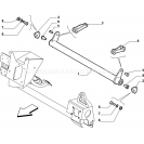 FIAT PART 71730419 BRAKE LEVER ASSEMBLY STILO